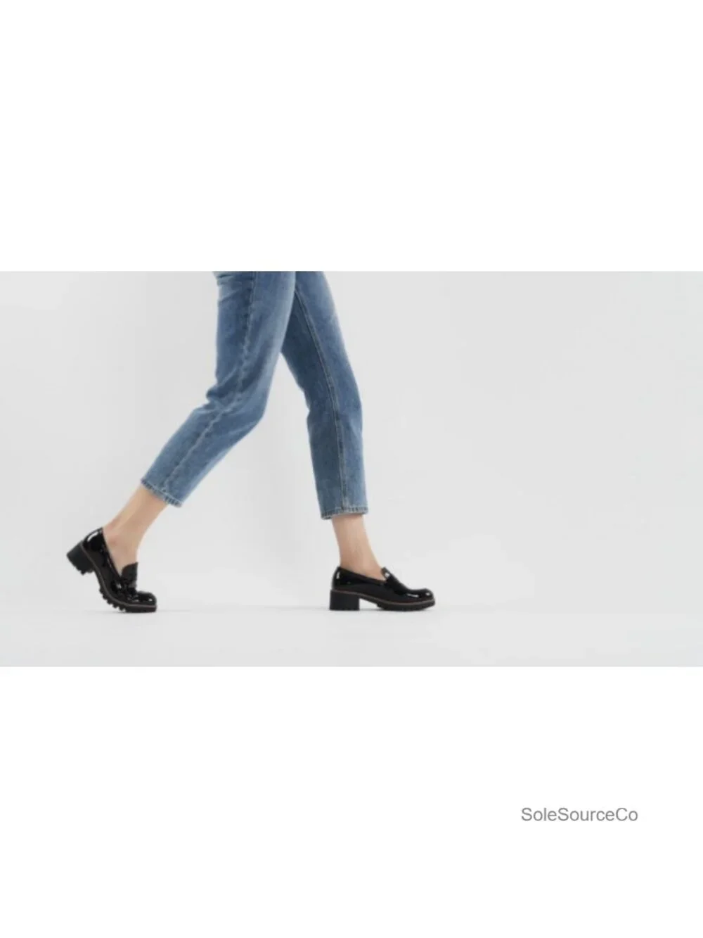 Women's Chunky Penny Loafers Platform Slip-On Work Shoes